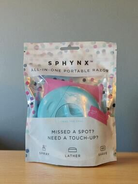 *NEW* Sphynx Razor for Women TEAL All-In-One Travel & Portable On-the-Go